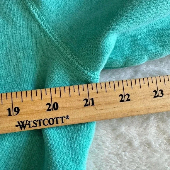 Vintage 2000s Y2K Universal Studios Turquoise Zip-Up Jacket with Hood - Picture 4 of 7